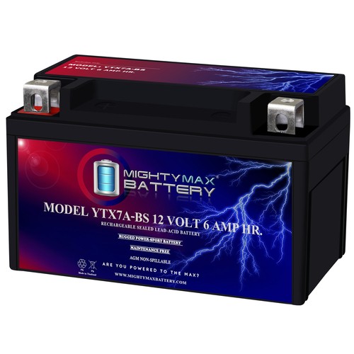 Mighty max ytx7a battery - ytx7a-bs,