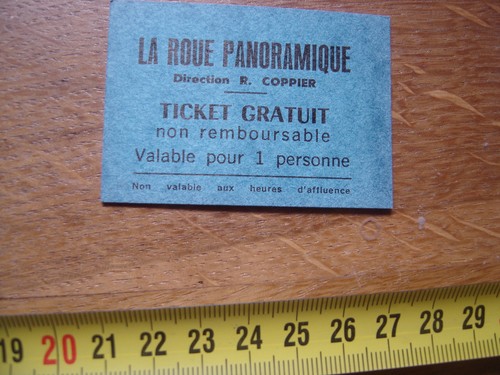 Jeton carton billet ticket - jeton,