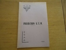FORMATION MILITAIRE PROJECTION UTM ESAA 1955 ZONE QUADRILLAGE CARTE FUSEAUX 