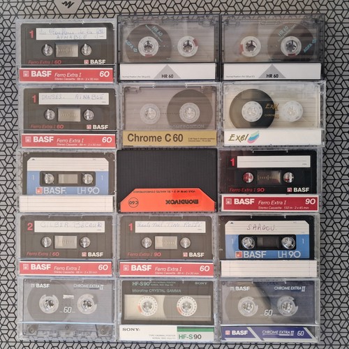 Lot cassettes audio k7 - lot, 15