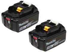 Pièces 2 - Makita 197288-2 BL1850B Twin Pack Batterie 18V Lithium 5.0 Ah avec té