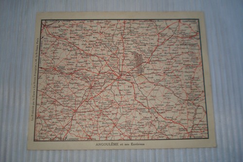 Carte routière publicitaire - ,