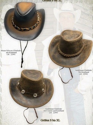 Chapeau cowboy crocodile - de,