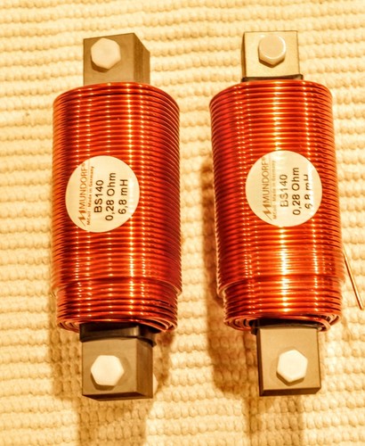 Pair two mundorf - pair, coil