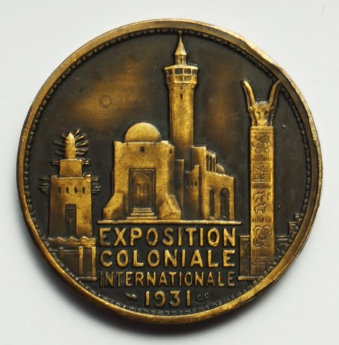 Médaille exposition coloniale - médaille,