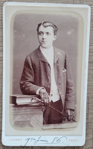 Cdv 1886 jeune - cdv, élégant