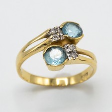 Bague femme en or jaune 18