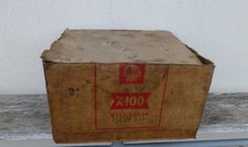 ancien Carton SHELL X100 MULTIGRADE DECO GARAGE AUTOMOBILIA