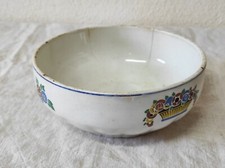 Ancien Plat de service creux, Saladier en céramique  Moulin des Loups & Hamage