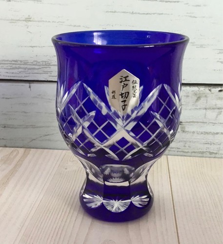 Tasse saké bleue edo - tasse, à
