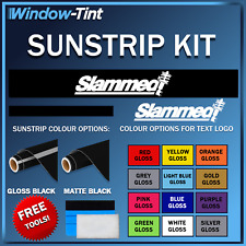 Pour Autocollant De Pare-Brise SLAMMED Sunstrip En Brillant Ou Mat