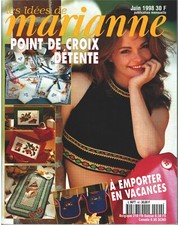 Les idées de Marianne - Point de croix détente - Juin 1998 -  n°40