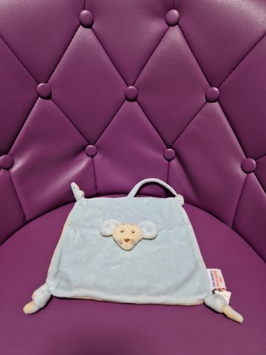 Doudou souris bleu tcf tout - souris,