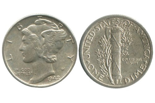 Dime liberte etats unis - -,
