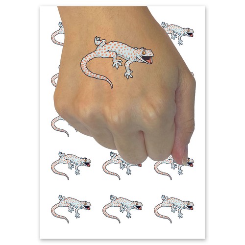 Angry tokay gecko realistic - angry,