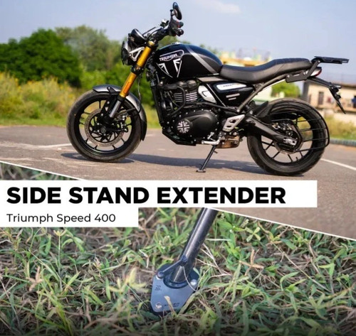 Side stand extender - stand, noir"