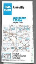CARTE IGN SERIE BLEUE . 3516
