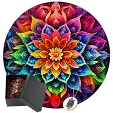Puzzle Mandala 3D en Bois