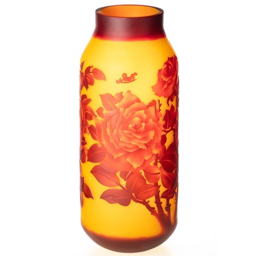 Vase verre camée fait - verre,