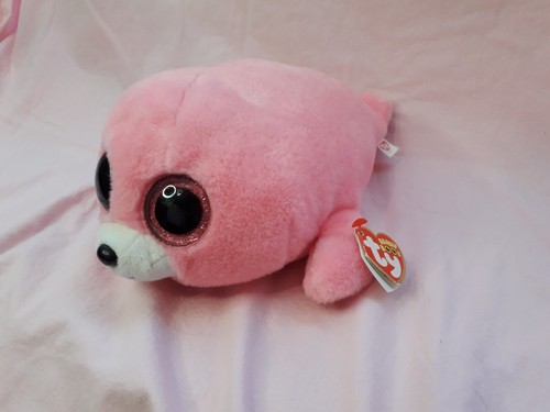 Peluche phoque rose - peluche,