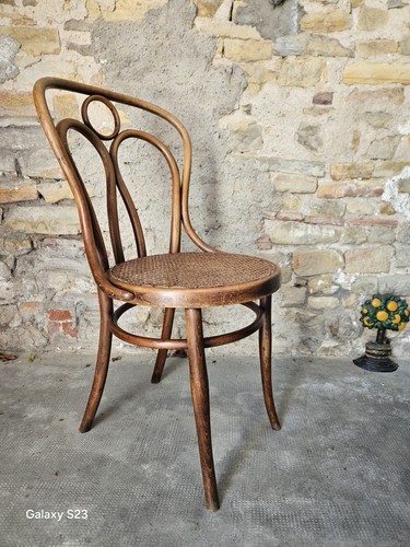 Chaise bois courbé modèle - bois,