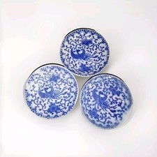 3 Ancienne sous tasse Japonaise Dont 2 Avec Tampon Environ  8.5cm 