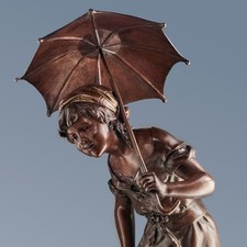 Auguste MOREAU - BRONZE ANCIEN - 50 CM