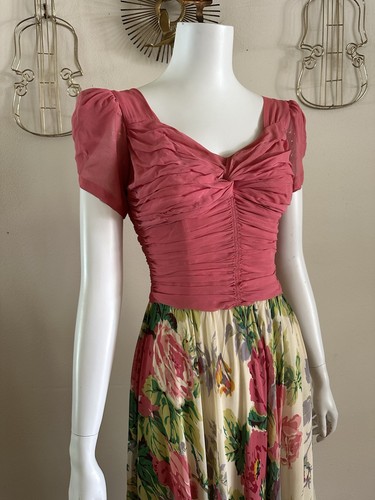 1930s 40s rayon - 1930s, dress