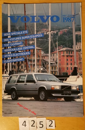 Volvo gamme 1987 340 360 - 360, 240