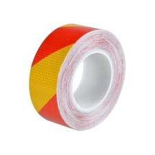 5 m de ruban réfléchissant jaune rouge ruban adhésif réfléchissant film film ...