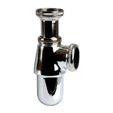 siphon lavabo vasque en laiton chromé 1"1/2 hauteur réglable