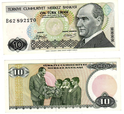 Turquie turkey billet lira - billet,