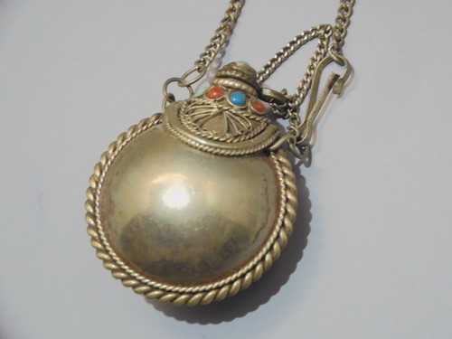 Pendentif petit flacon - pendentif, boite