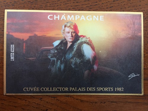 Une étiquette champagne - étiquette,