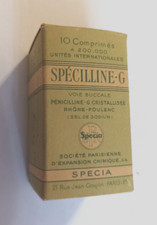collection ancienne  boite medical specilline g