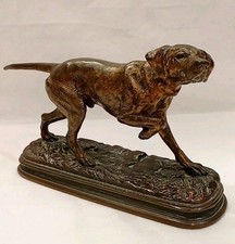 Bronze animalier chien - chien, de