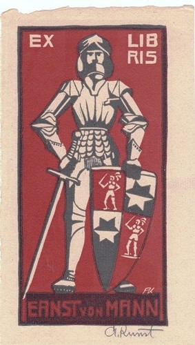 Exlibris livre planche - livre, gravure