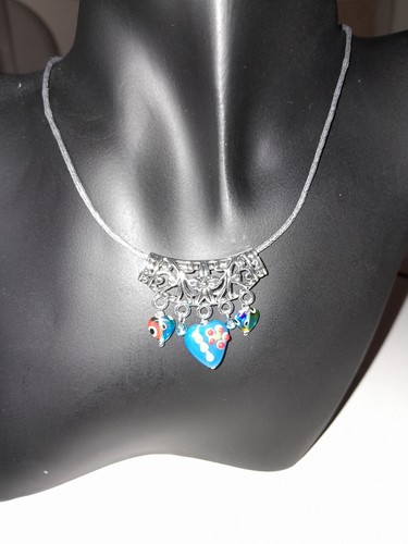 Pendentif murano coeur - murano, et