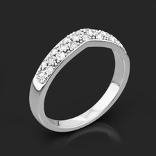 Bracelet en platine de mariage