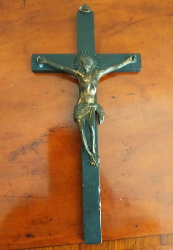 Antique christ bronze croix - antique,