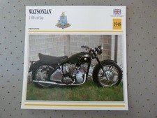 Fiche Photo Moto : WATSONIAN 1000 cc jap 1948