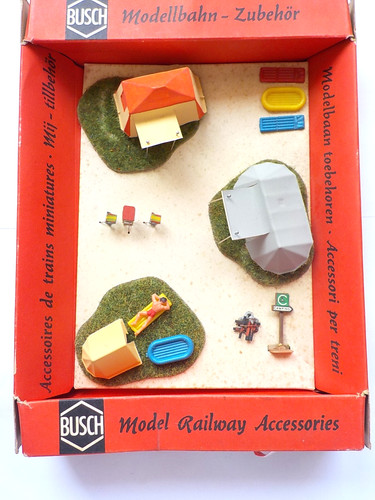 Coffret busch camping - 3, tentes