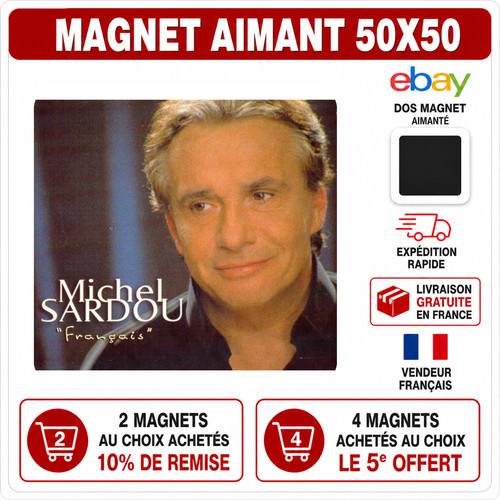 Magnet michel sardou - magnet,