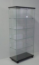 vitrine brun fonce,vitrines,vitrines pour collectionneurs,vitrine verre