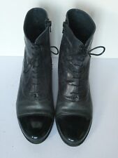 BOTTINES DORKING T39 CUIR NOIR