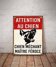 Plaque métal vintage citation