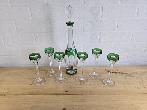Service liqueur cristal - service, à