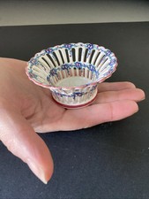 Toute Petite Corbeille Ajourée En Faïence De Malicorne Signée Tessier