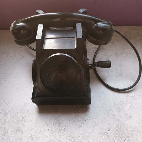 Ancien téléphone bakelite - téléphone,