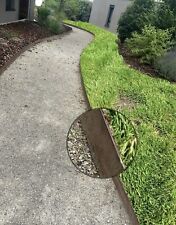 Lot de 16 Bordures de jardin acier Corten hauteur 14cm épaisseur 1,5mm